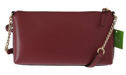 Kate Spade - Elegant Bordeaux Leather Crossbody