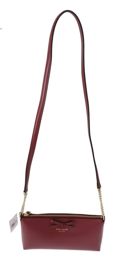 Kate Spade - Elegant Bordeaux Leather Crossbody