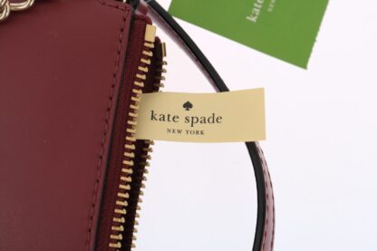 Kate Spade - Elegant Bordeaux Leather Crossbody