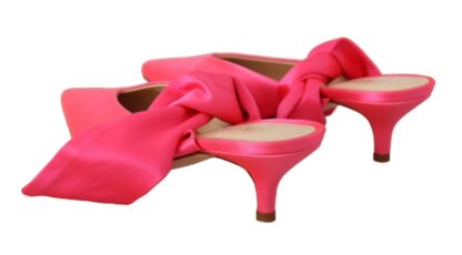 GIA COUTURE - Chic Pink Kitten Heels for Elegant Evenings