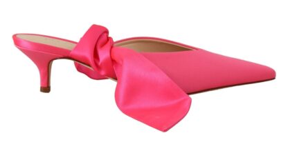 GIA COUTURE - Chic Pink Kitten Heels for Elegant Evenings