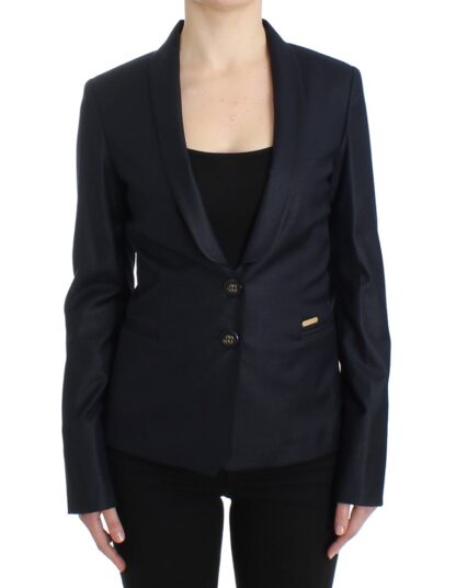 GF Ferre - Elegant Black Single-Breasted Blazer