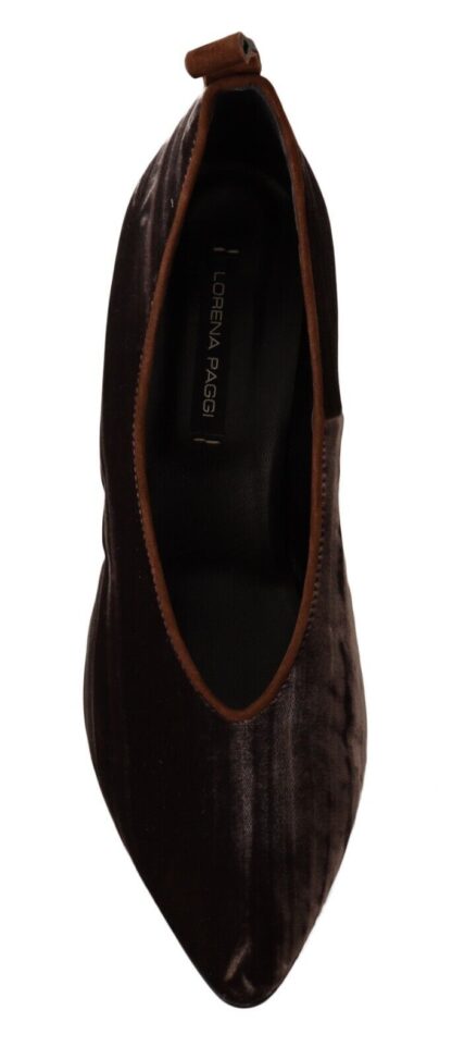 - Chic Brown Suede Pointed Toe Pumps