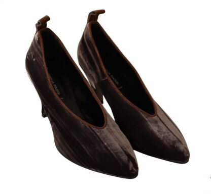 - Chic Brown Suede Pointed Toe Pumps