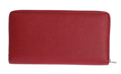 Dolce & Gabbana - Elegant Red Leather Continental Wallet