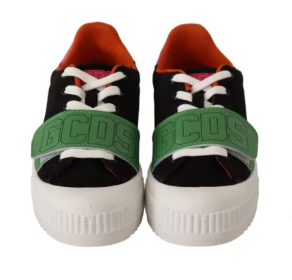 GCDS - Stylish Multicolor Low Top Lace-Up Sneakers