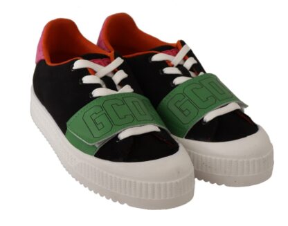 GCDS - Stylish Multicolor Low Top Lace-Up Sneakers