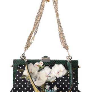 Dolce & Gabbana - Chic Devotion Gold & Black Shoulder Bag