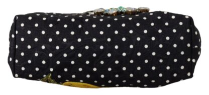 Dolce & Gabbana - Elegant Floral & Polka Dot Evening Clutch