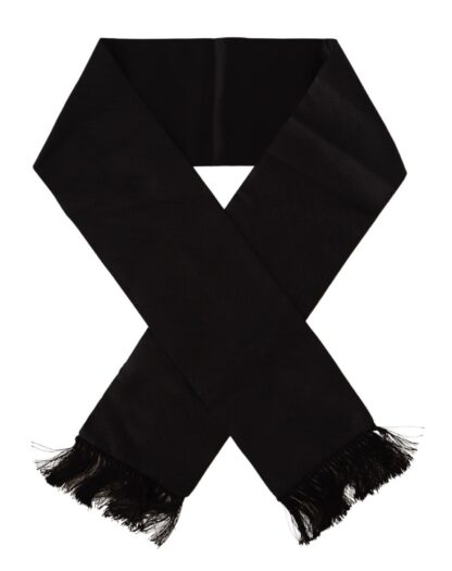 Dolce & Gabbana - Elegant Silk Fringed Scarf