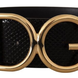 Dolce & Gabbana - Elegant Python Snake Skin Leather Belt