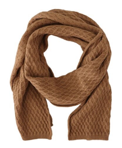 Dolce & Gabbana - Elegant Dark Brown Knitted Scarf