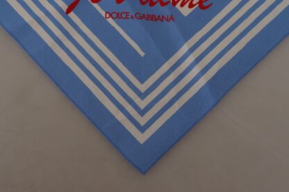 Dolce & Gabbana - Elegant Striped Cotton Handkerchief