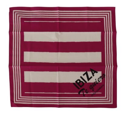 Dolce & Gabbana - Chic Striped Cotton Handkerchief