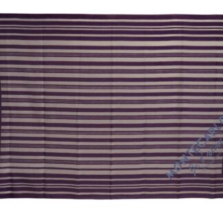 Dolce & Gabbana - Elegant Striped Cotton Scarf with Logo Print