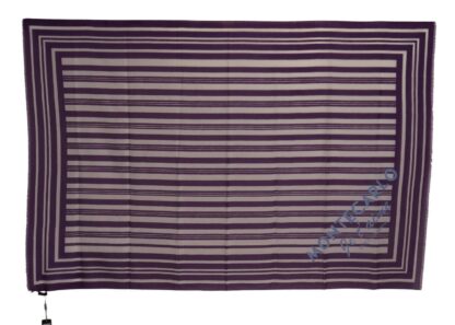 Dolce & Gabbana - Elegant Striped Logo Cotton Scarf