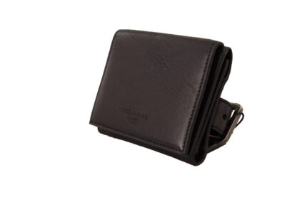 Dolce & Gabbana - Elegant Leather Trifold Multi Kit with Belt Strap