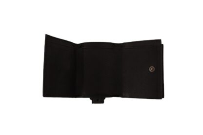 Dolce & Gabbana - Elegant Black Leather Trifold Multi Kit