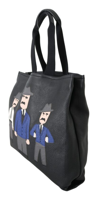 Dolce & Gabbana - Elegant Black Leather Tote for Men