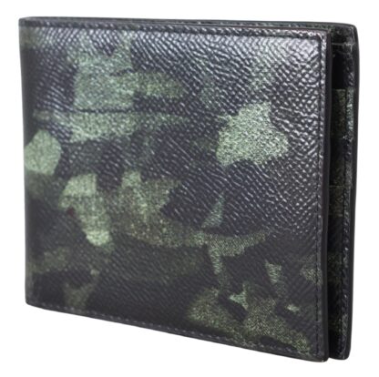 Dolce & Gabbana - Elegant Camouflage Leather Bifold Wallet