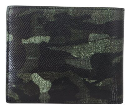 Dolce & Gabbana - Elegant Camouflage Leather Bifold Wallet