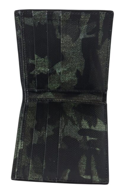 Dolce & Gabbana - Elegant Camouflage Leather Bifold Wallet