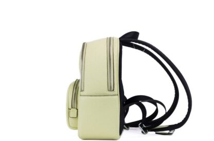 COACH - Mini Court Pale Lime Pebbled Leather Shoulder Backpack Bag