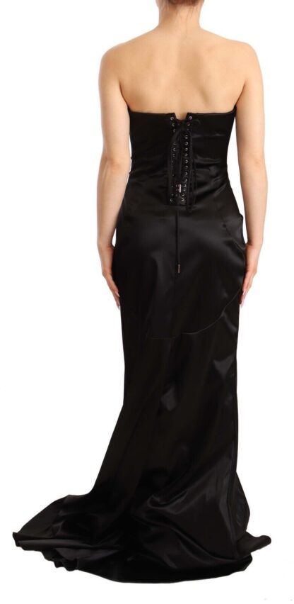 Dolce & Gabbana - Elegant Black Strapless Mermaid Dress