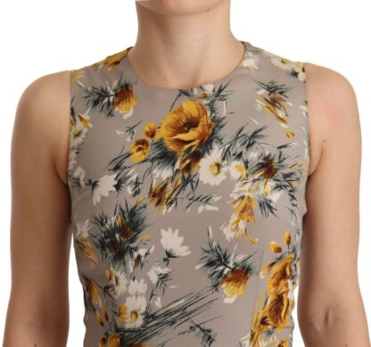 Dolce & Gabbana - Elegant Floral Sheath Mini Dress