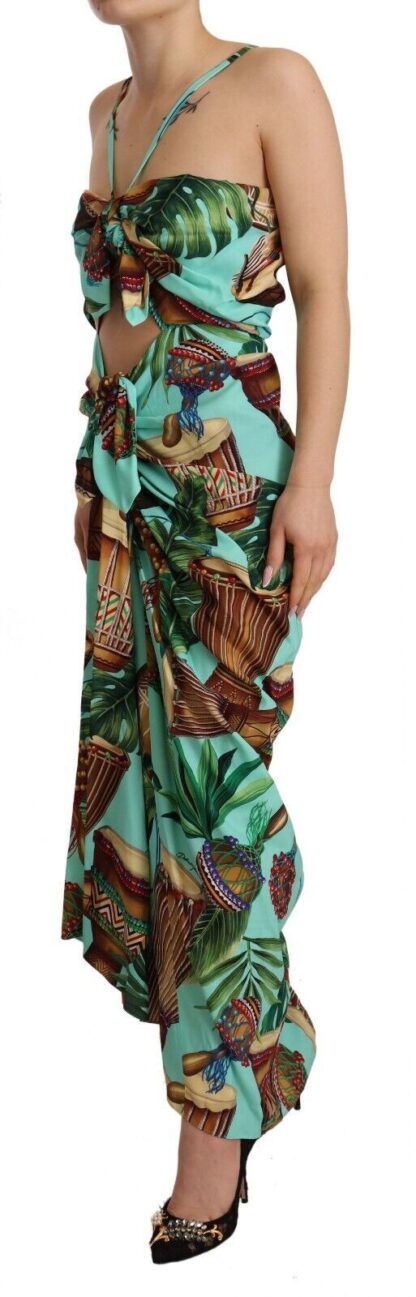 Dolce & Gabbana - Exquisite Jungle Print Maxi Dress