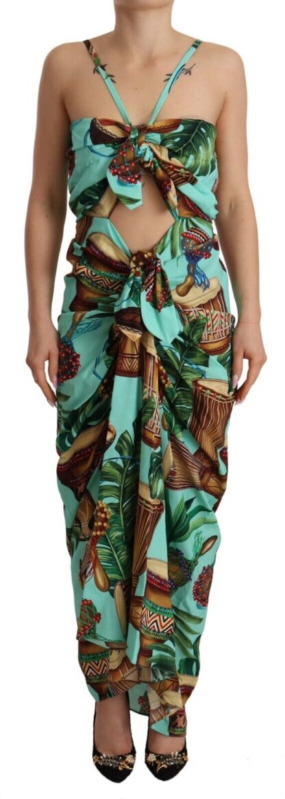 Dolce & Gabbana - Exquisite Jungle Print Maxi Dress