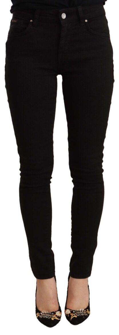 Dolce & Gabbana - Elegant Slim-Fit Black Skinny Jeans