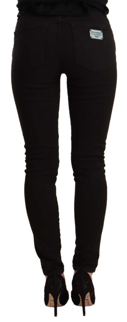 Dolce & Gabbana - Elegant Slim-Fit Black Skinny Jeans