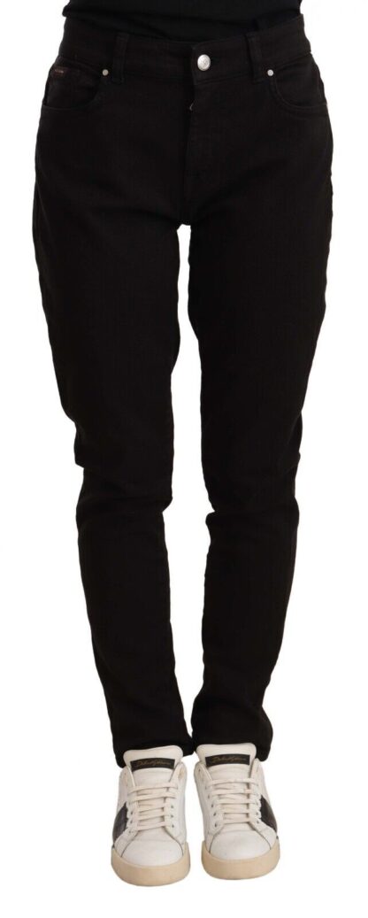 Dolce & Gabbana - Elegant Slim-Fit Black Skinny Jeans