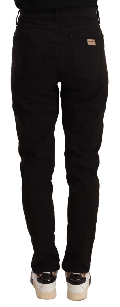 Dolce & Gabbana - Elegant Slim-Fit Black Skinny Jeans