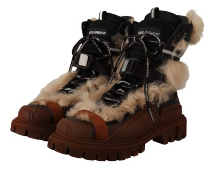 Dolce & Gabbana - Exquisite Shearling Winter Snow Boots