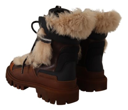 Dolce & Gabbana - Exquisite Shearling Winter Snow Boots