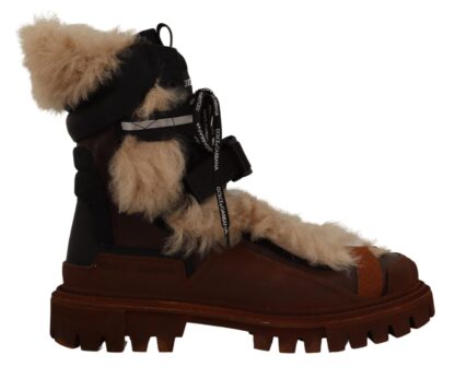 Dolce & Gabbana - Exquisite Shearling Winter Snow Boots