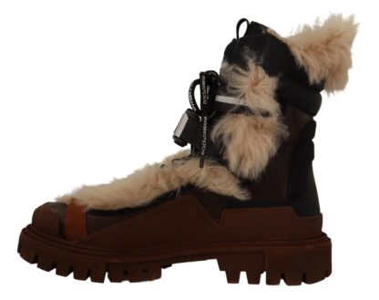 Dolce & Gabbana - Exquisite Shearling Winter Snow Boots