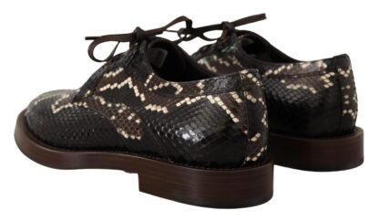 Dolce & Gabbana - Elegant Formal Python Derby Shoes