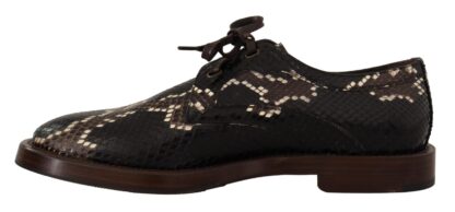 Dolce & Gabbana - Elegant Formal Python Derby Shoes