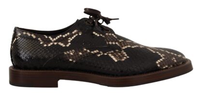 Dolce & Gabbana - Elegant Formal Python Derby Shoes