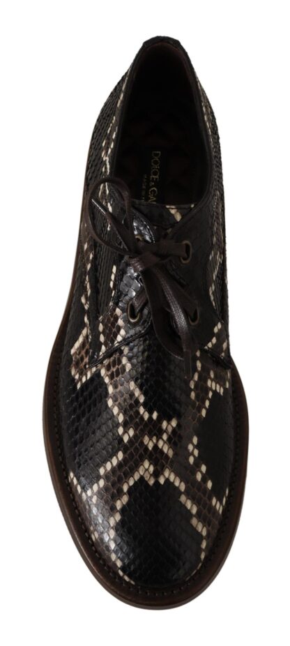 Dolce & Gabbana - Elegant Formal Python Derby Shoes