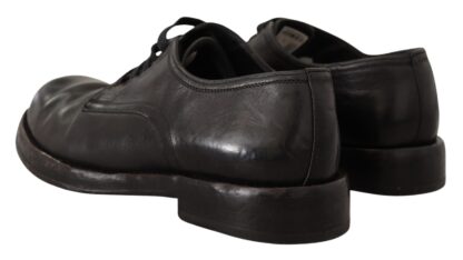 Dolce & Gabbana - Elegant Black Leather Men's Dress Shoes