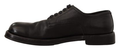 Dolce & Gabbana - Elegant Black Leather Men's Dress Shoes