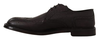 Dolce & Gabbana - Elegant Purple Wingtip Men's Formal Shoes