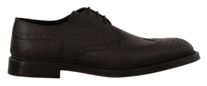 Dolce & Gabbana - Elegant Purple Wingtip Men's Formal Shoes