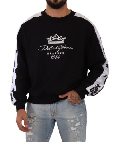 Dolce & Gabbana - Elegant Crown 1984 Crewneck Sweater