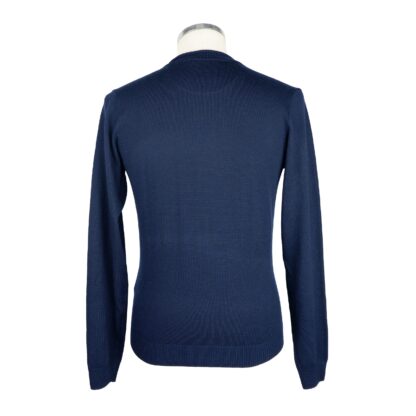 Yes Zee - Blue Polyester Men Cardigan