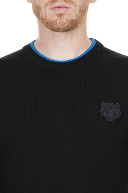 Kenzo - Black Cotton Men Sweater